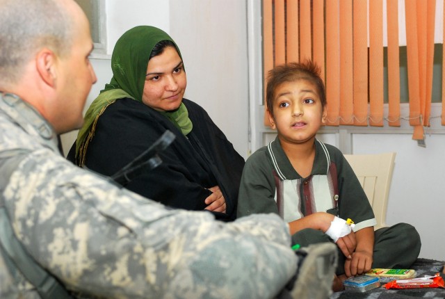 Soldiers Visit Cancer Ward, Strengthen Community Relations with Mansour