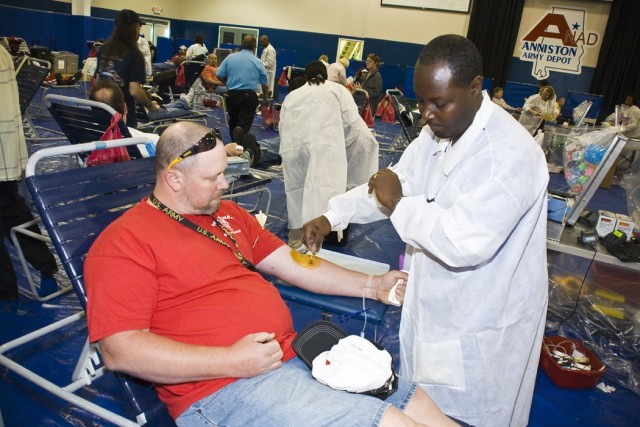 Depot blood drive generates 478 units for Red Cross
