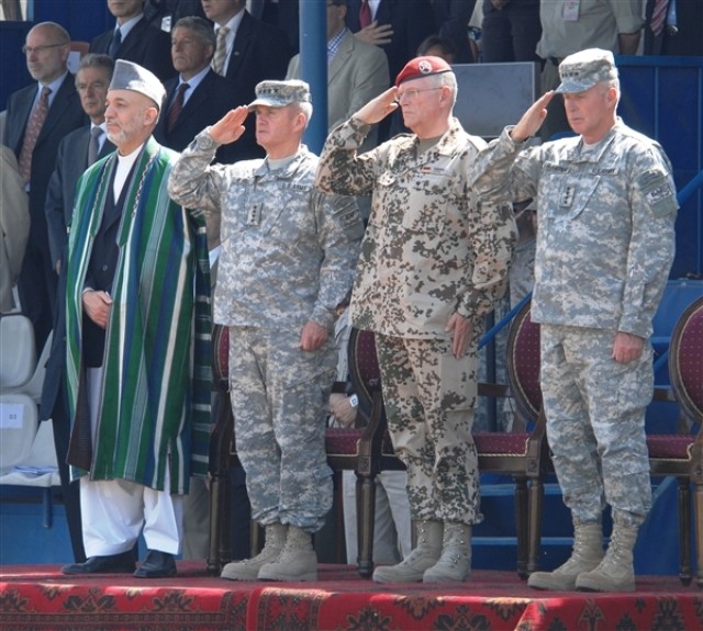 Change of Command in Afghanistan