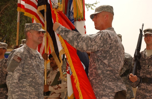 10th Mountain Uncases the Colors in Iraq