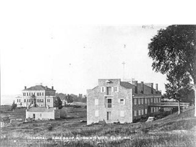 Stone hospital at Madison Barracks