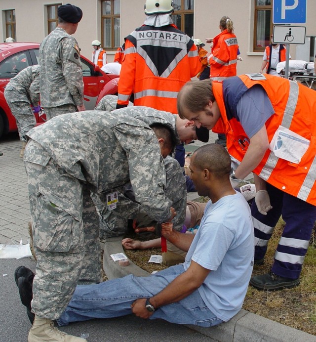 Mannheim Tests Mass Casualty Plan