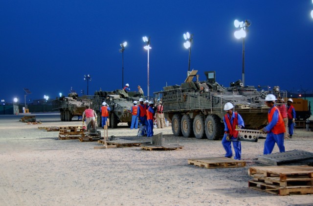 Kuwait team readies Strykers for home, reset