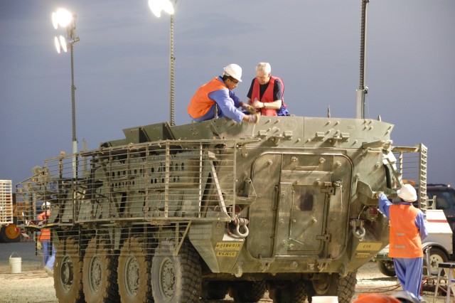 Kuwait team readies Strykers for home, reset