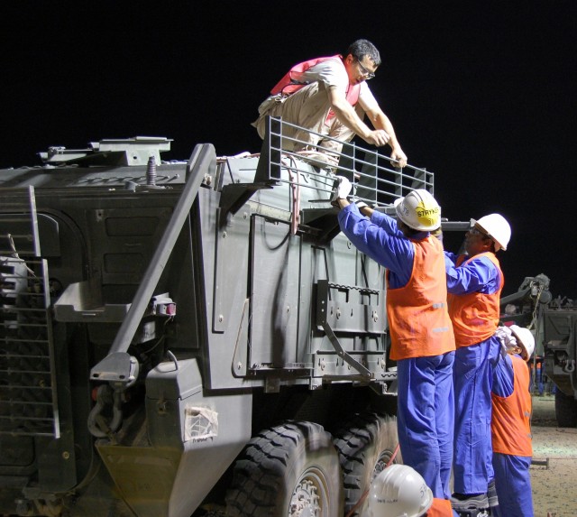 Kuwait team readies Strykers for home, reset