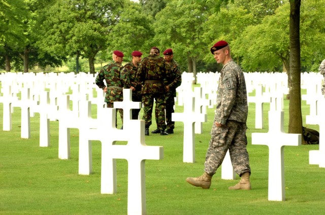 Soldiers Prepared to Honor WWII Veterans at Normandy