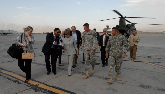 First Lady Visits Troops in Bagram Afghanistan