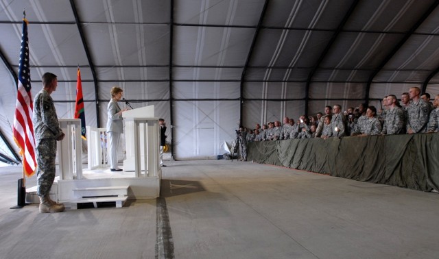 First Lady Visits Troops in Bagram Afghanistan