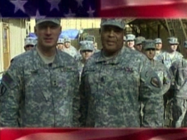 Maj. Gen. Robert Cone and Command Sergeant Major Arthur L. Coleman Jr.