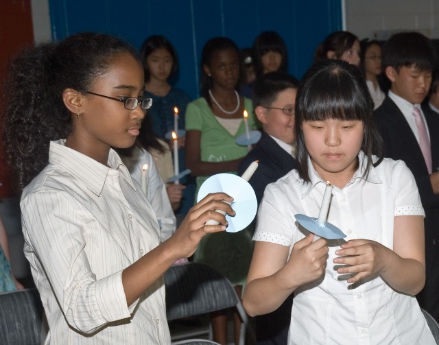 39 Seoul middle school student inducted in junior honor society