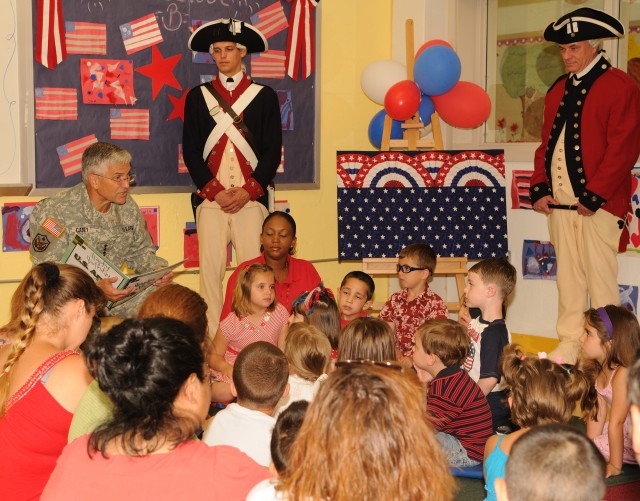 CSA Celebrates Army Birthday with Belvoir Children