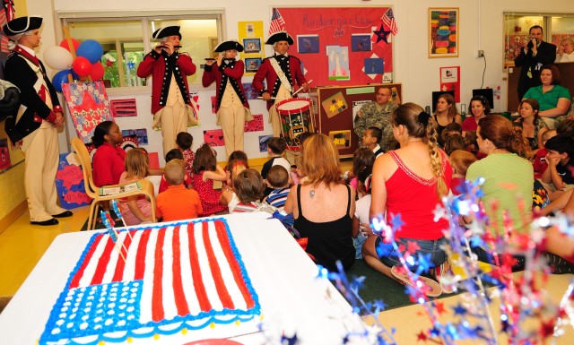 Fife &amp; Drum Playing for Children at Belvoir CDC