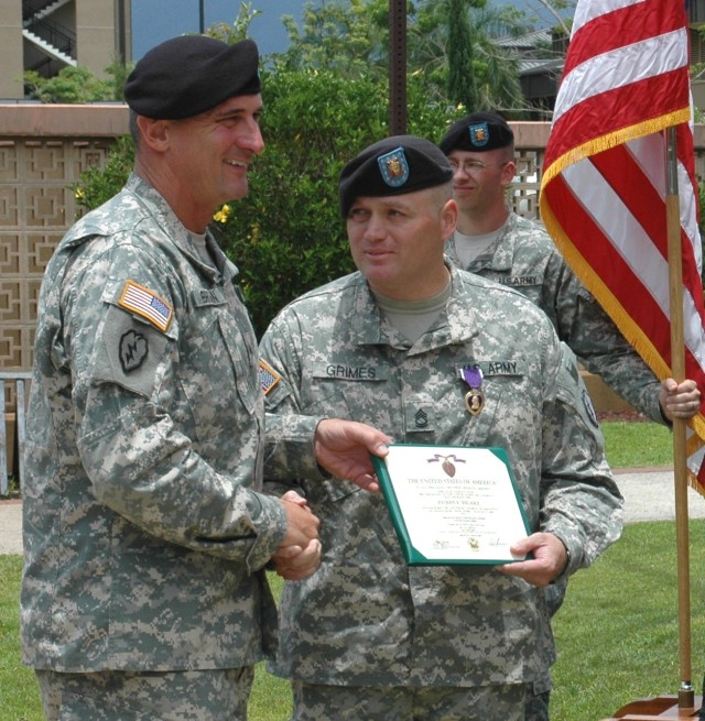 1-14th 2nd SBCT Soldier Awarded Purple Heart