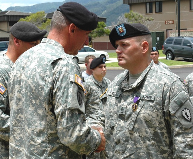 1-14th 2nd SBCT Soldier Awarded Purple Heart