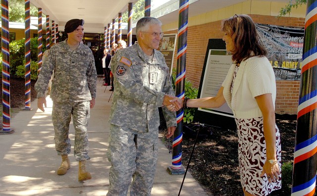 Army Chief of Staff Celebrates Army Birthday with Fort Belvoir children