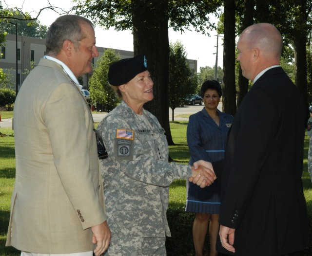 Lt. Gen. Dunwoody&#039;s welcome ceremony