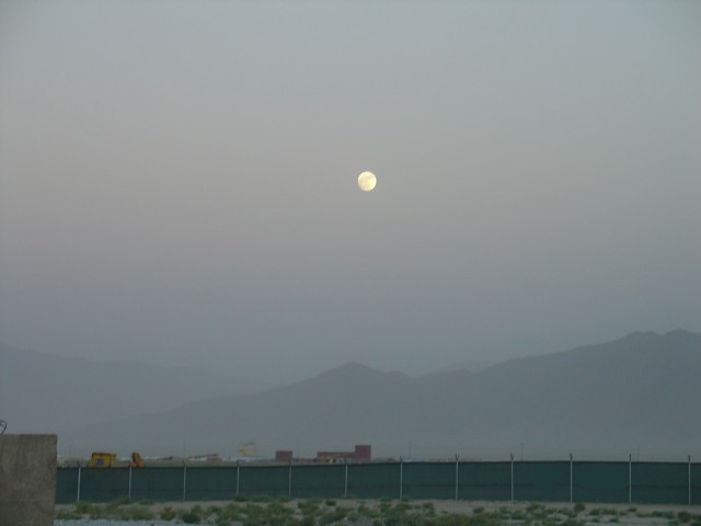 Afghan moonrise