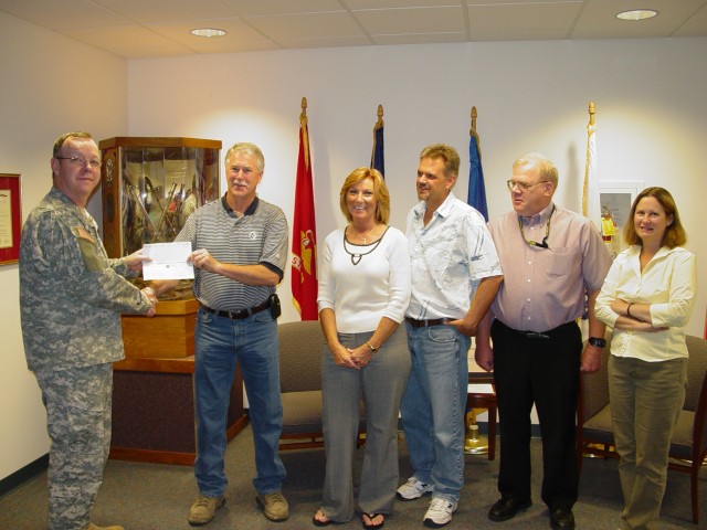 CAAA Receives Recycling Check