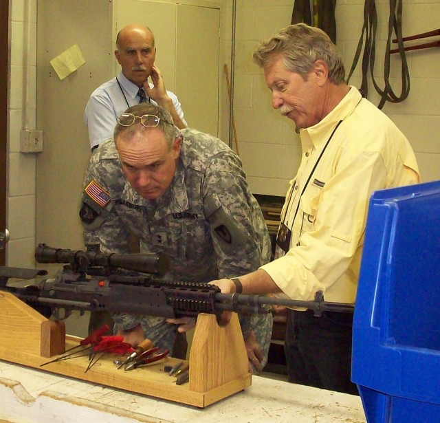 AMC Deputy Chief of Staff on Target with M14 Enhanced Battle Rifle