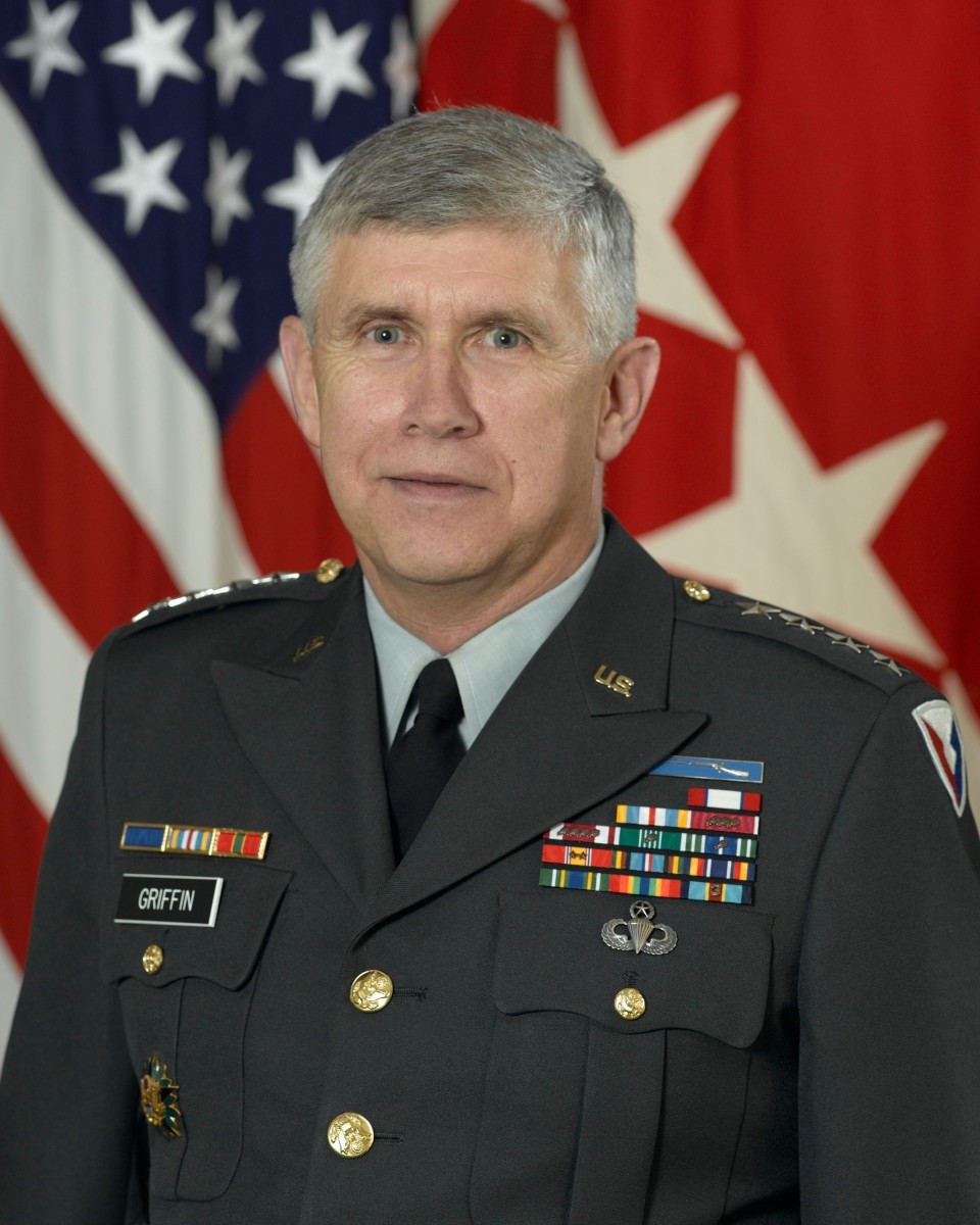 Gen. Benjamin S. Griffin, U.S. Army Materiel Command commanding general ...