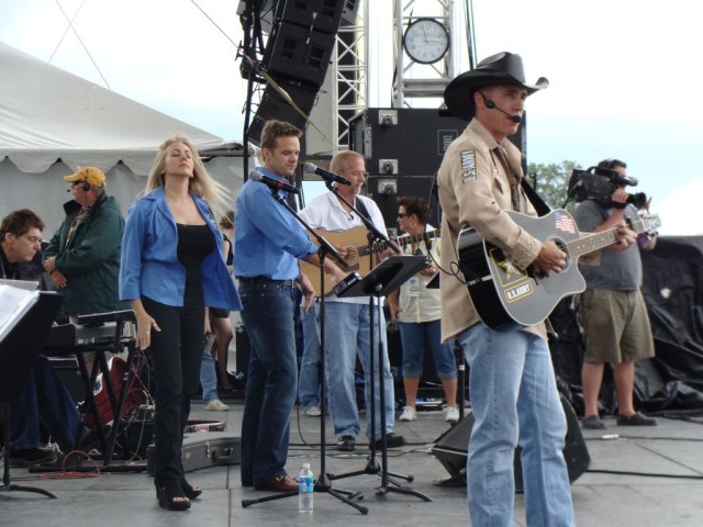 SFC Jamie Buckley performs at Country USA