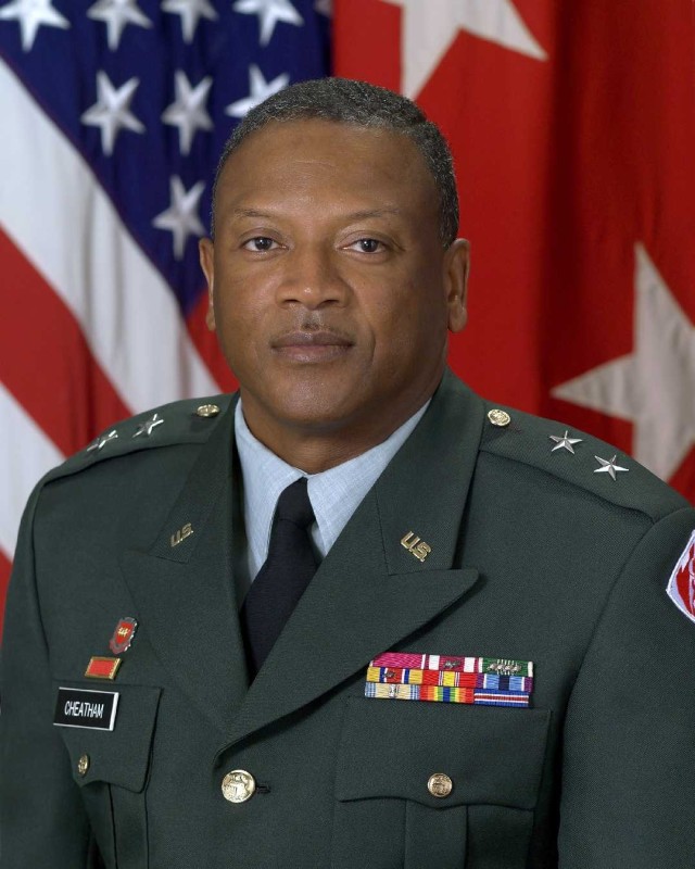 Maj. Gen. James A. Cheatham, U.S. Army Materiel Command assistant deputy commanding general for Reserve Affairs
