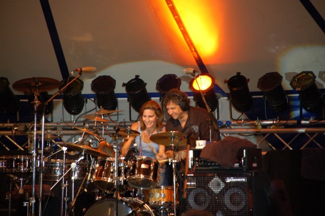 Renowned percussionists rock with Lt. Dan Band