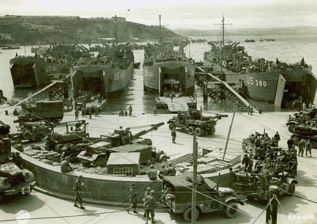 Loading for Normandy.