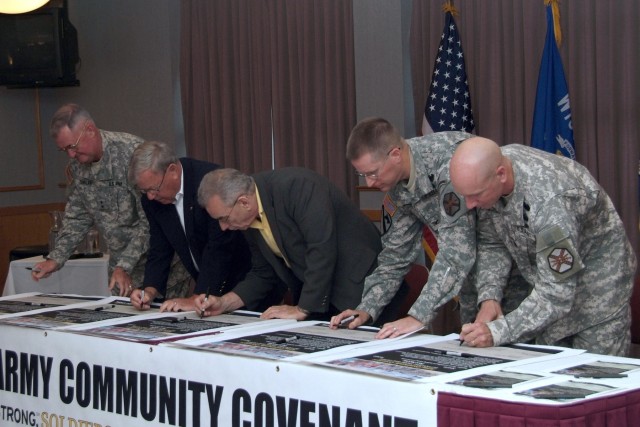 Fort McCoy Signing of Army Community Covenant