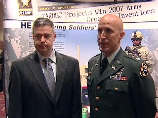 Jim Revello and Lt. Col. Scott Pullford