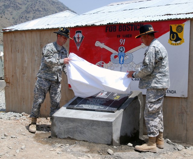 Afghanistan base renamed in honor of commander who died in combat