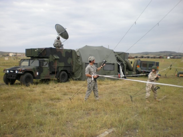 Troops set up TMRTVS