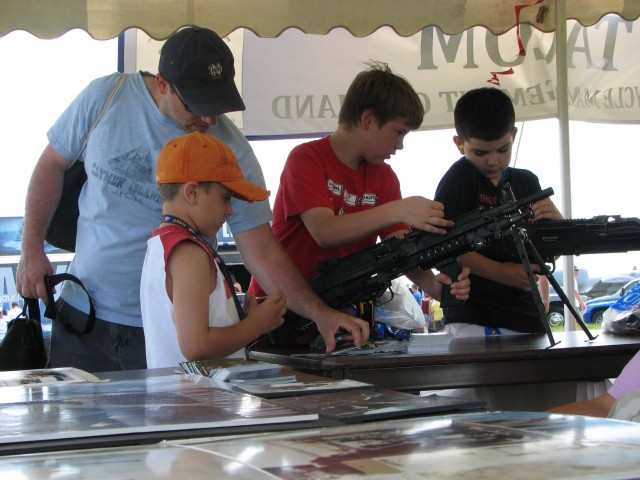 TACOM LCMC Rock Island Sponsors Display at Air Show