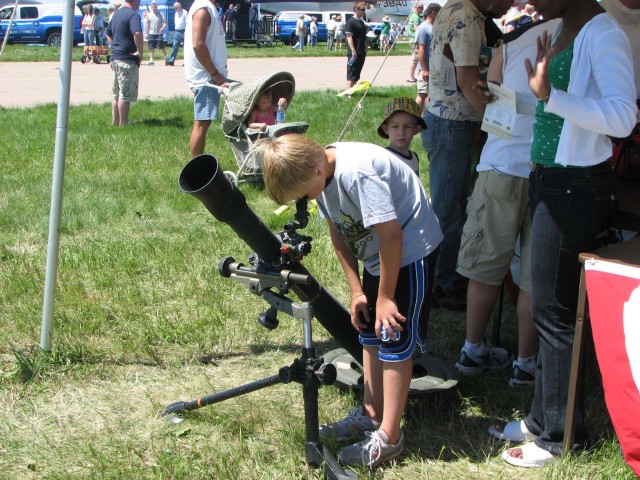 TACOM LCMC Rock Island Sponsors Display at Air Show
