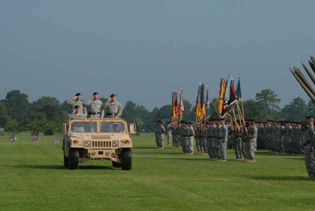 Inspection of troops