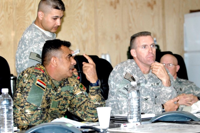 Iraqi Army, 1st Armored Division leaders see progress in security for Mada&#039;in Qada region