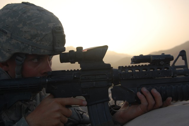 Sergeant Guards his Post