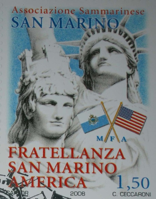 Stamp brings two cultures together