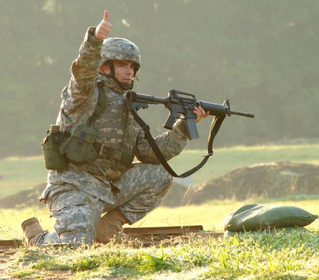 TRADOC NCO of Year on Range