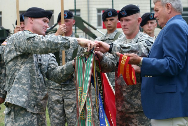 15th Engineer Battalion uncases colors during activation ceremony in Schweinfurt