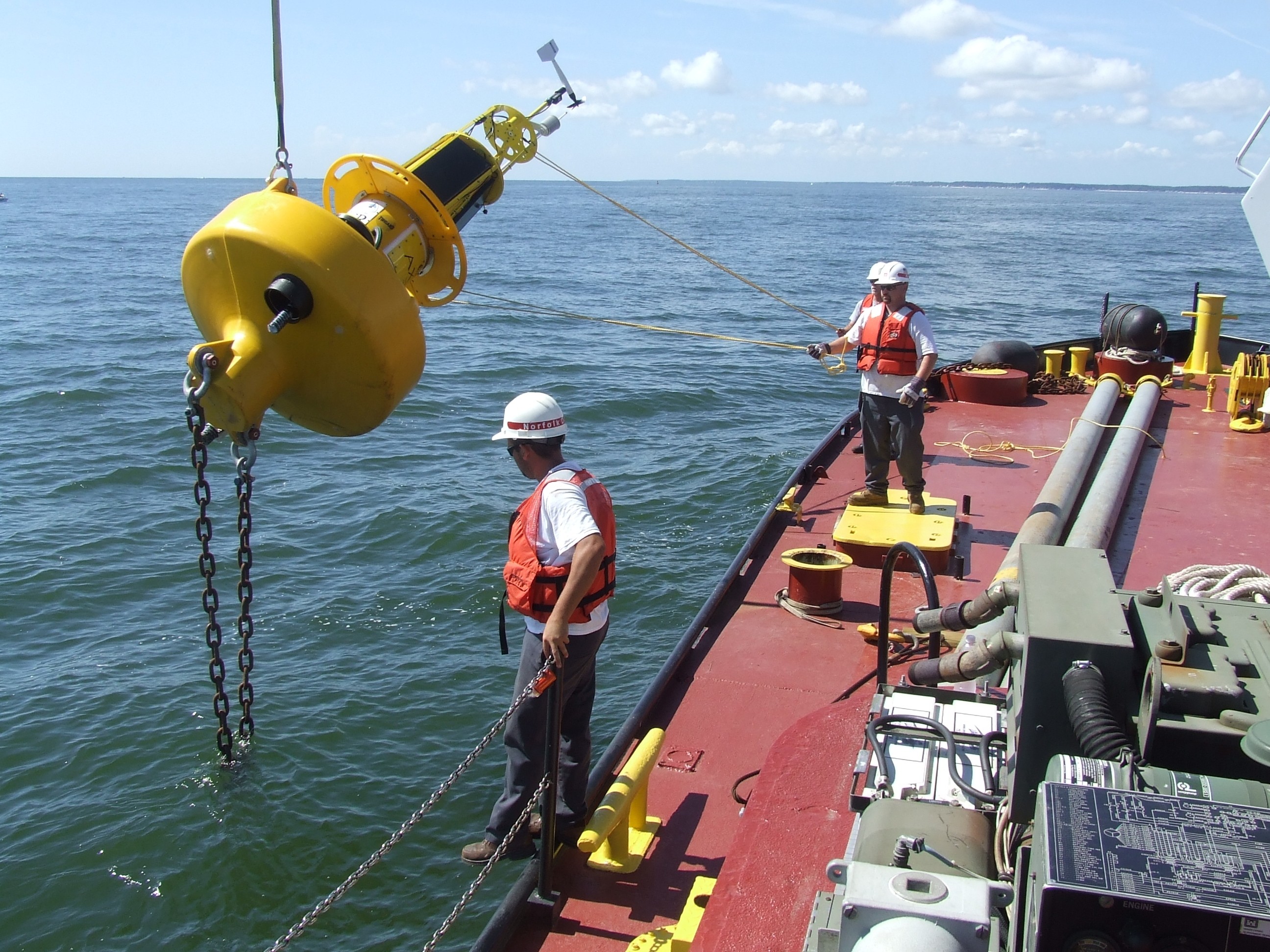 Corps Of Engineers Noaa Deploy Smart Buoy In Chesapeake Article