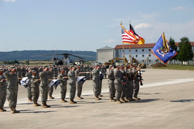 Aviation Battalion conducts ceremony to note its upcoming deployment to Iraq