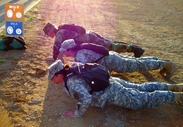 Wounded warriors in 19th annual Bataan Memorial Death March at White Sands Missile Range, N.M.