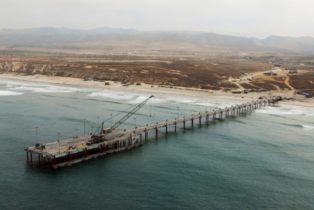 Navy Elevated Causeway (ELCAS) at JLOTS