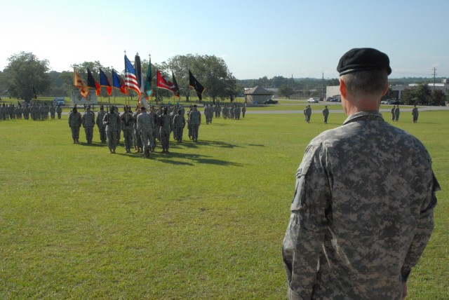 Post celebrates new commander&#039;s arrival - May over-the-shoulder