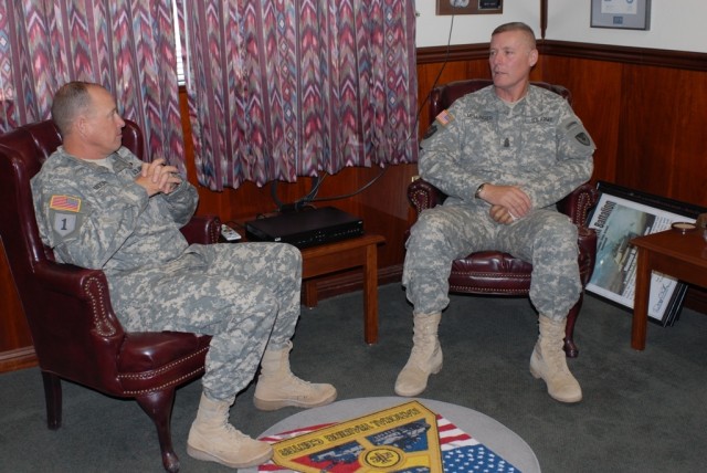 AMC CSM visits National Training Center