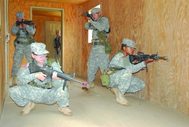Basic trainees prepare for war at MOUT site
