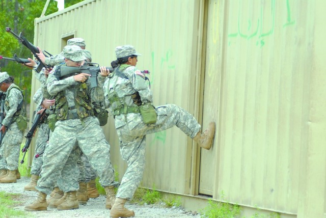 Basic trainees prepare for war at MOUT site