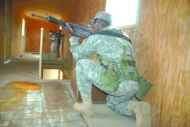 Basic trainees prepare for war at MOUT site