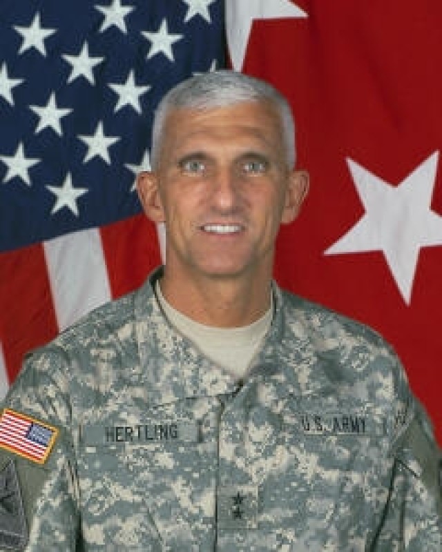 Maj. Gen. Mark P. Hertling, commander of Multinational Division North, Iraq